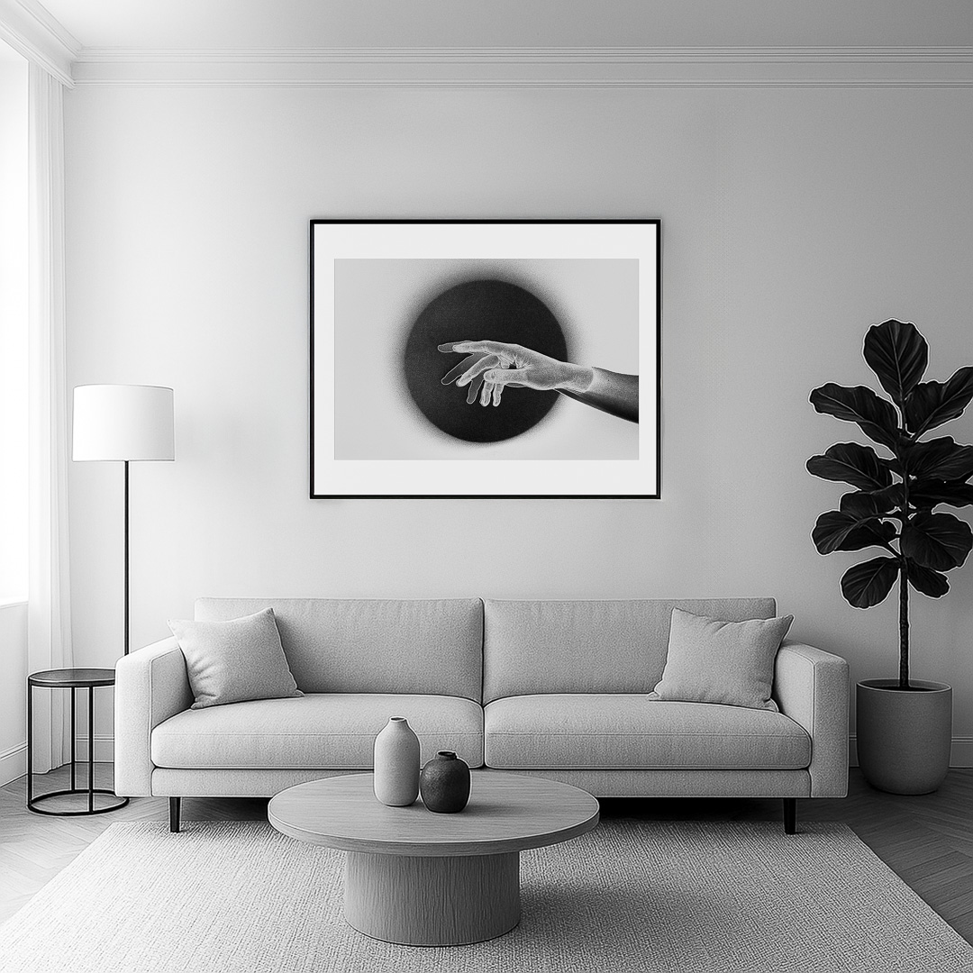 Untitled V, framed